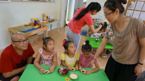 “冰法美食”公益課堂走進幼兒園活動第四站