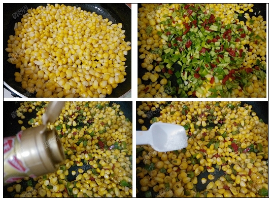 【廚藝課堂】青紅椒炒玉米粒