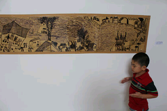 北京快樂娃娃兒童美術作品展開幕
