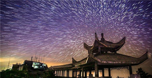 九仙山巔拍攝星空顏值爆表