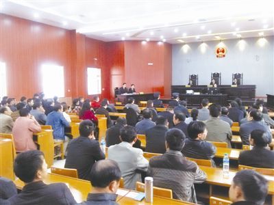 吉水“廉政課堂”開進法庭